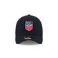 US Soccer Men's National Team Rear Wordmark 39THIRTY Stretch Fit Hat